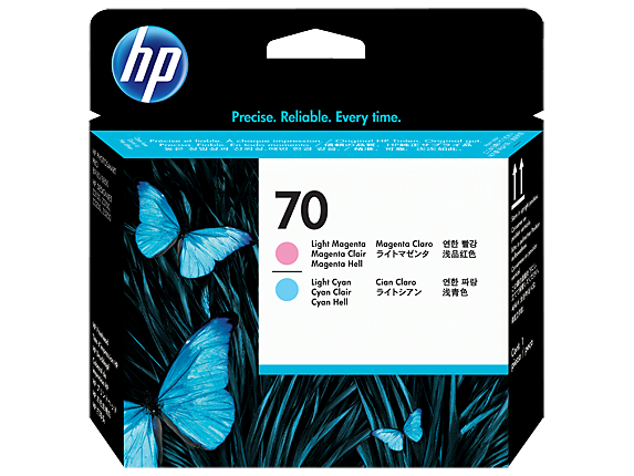 HP Inkjet Cartridge C9405A-Lt Cyan and Lt Magenta