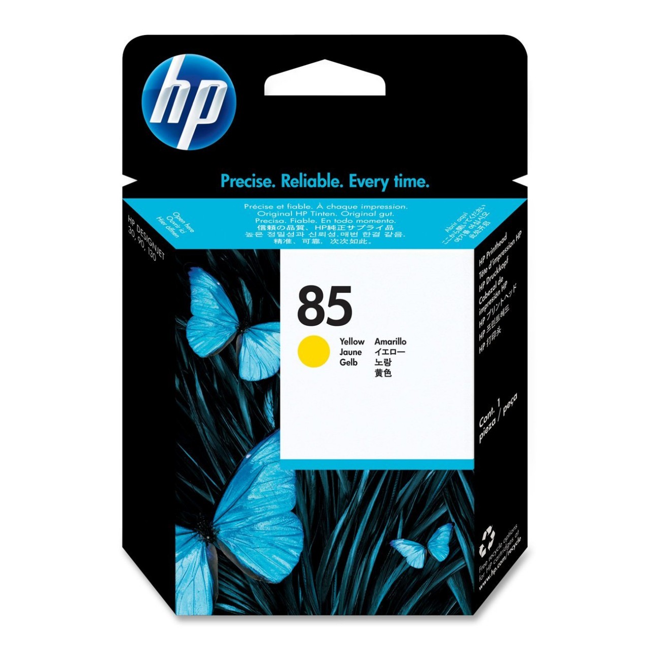 HP 打印机噴墨盒 HP C9422A-Yellow (No.85)