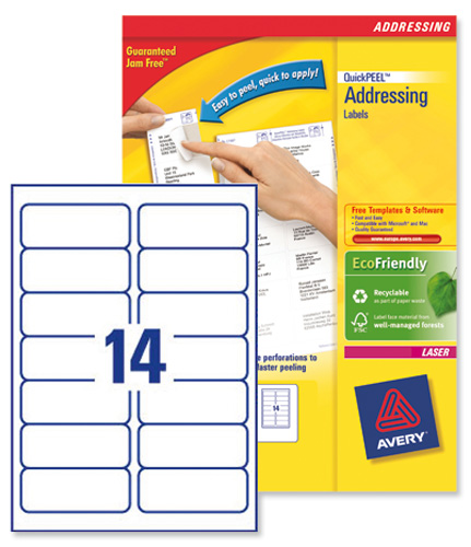 Avery Inkjet/Laser/Copier Label