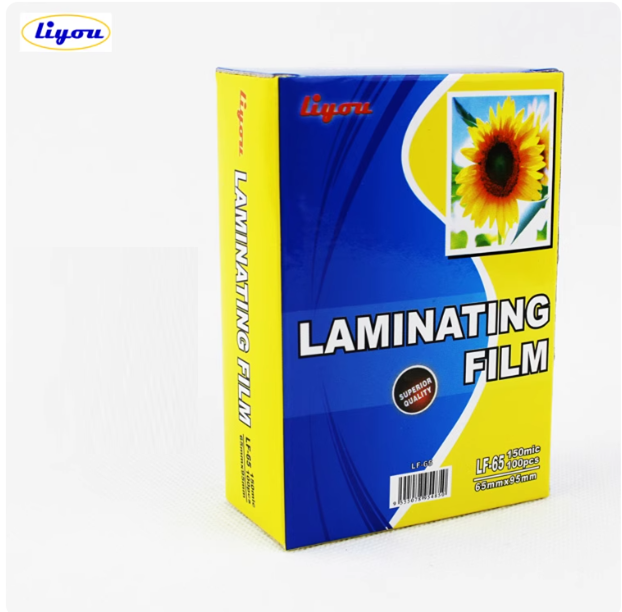 Liyou  L65mm x W95mm  透明過膠片 <150mic>100張
