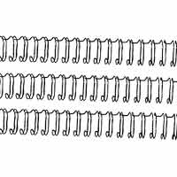 22mm ( 2Hole/Inch) Binding Metal Press Ringer