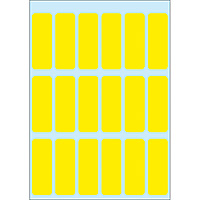 Herma 方型標籤貼 <黃色> 3651 (90pcs) / 12mm x 34mm