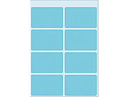 Herma Square Colour Label <Blue> 3693 (40pcs) / 26mm x 40mm