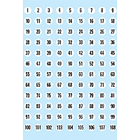Herma 圆型标签贴 No.1240 / 4124 (12mm die) / 5Sheet / 白色