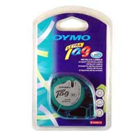 Dymo 带模 Letratag胶质标签带 12毫米 x 4米 银色