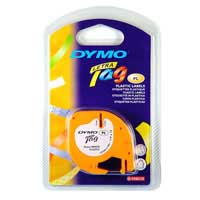 Dymo Letratag Plastic Lebelling Tapes 12mm x 4m - Clear