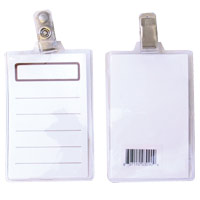 Easymate (Y309) 63mm x 93mm Soft Name Badge - Vertical