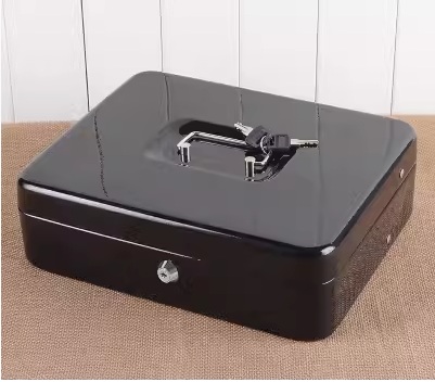 12" 鑰匙鎖手提錢箱