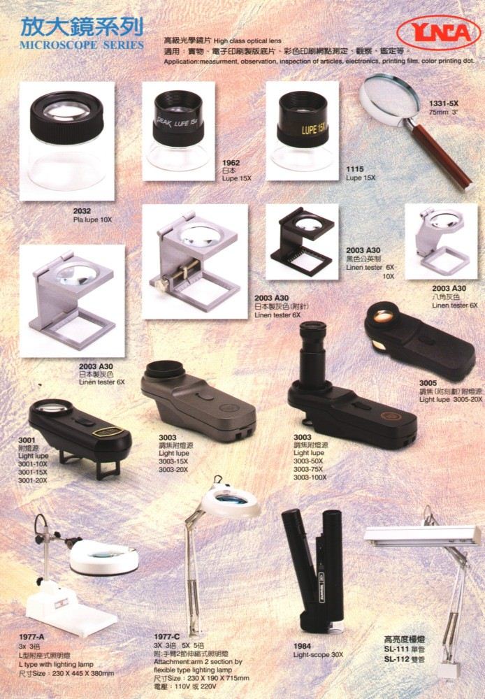 (8009) 3.5寸 波板糖型放大鏡