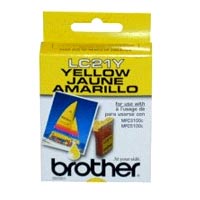 Brother 打印机噴墨盒 LC-21Y -Yellow