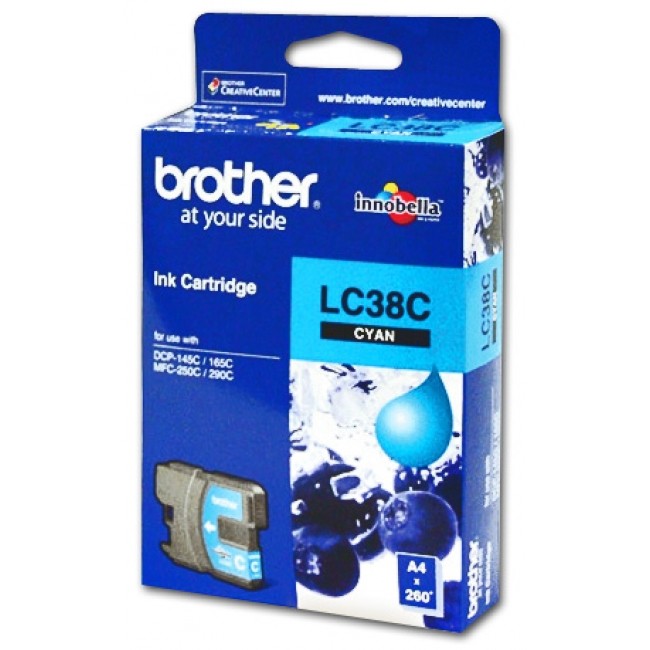 Brother 打印机噴墨盒 LC38-Cyan
