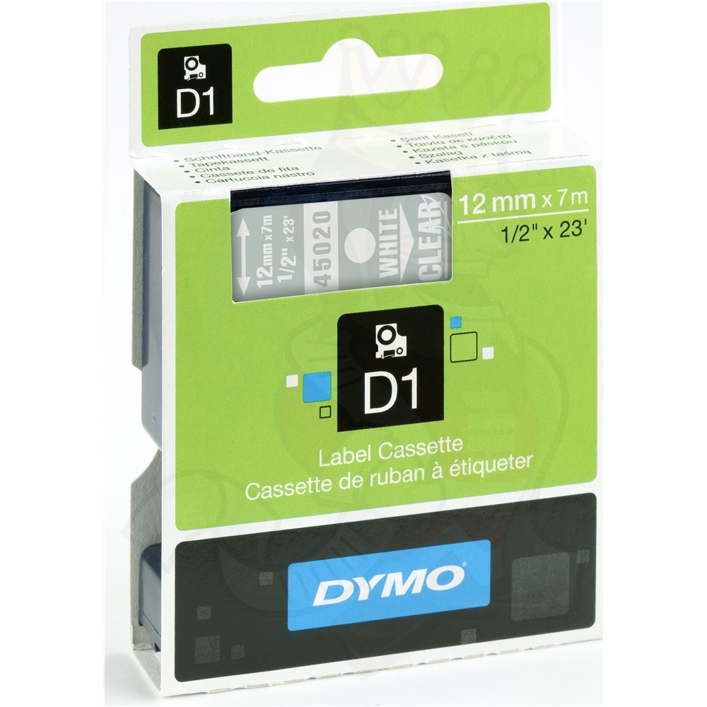 Dymo D1 带模带 5000&1000 用12mm X 7m