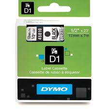 Dymo D1 帶模帶 5000&1000 用12mm X 7m - 45010