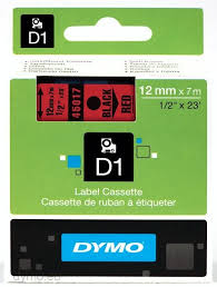 Dymo D1 带模带 5000&1000 用12mm X 7m - 45017