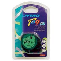 Dymo 带模 Letratag 金屬标签带 12mm x 4m / 绿色