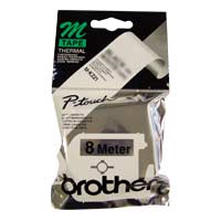 Brother M 系列标签带12mm x 8m (M-K631) / 黃底黑字