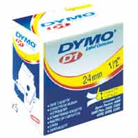Dymo 带模带 D1 带 24mm x 7m / 蓝底黑字