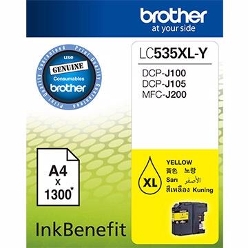 Brother 打印機噴墨盒 LC535XL-Yellow