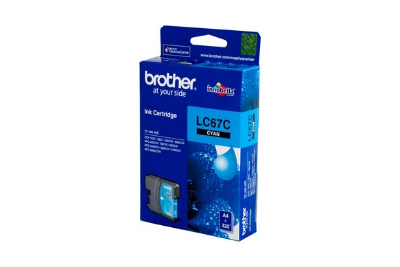 Brother 打印机噴墨盒 LC67-Cyan