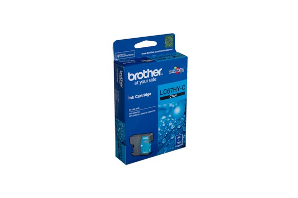 Brother 打印機噴墨盒 LC67HY-Cyan