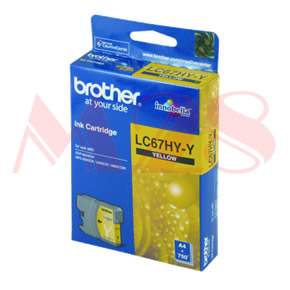 Brother 打印机噴墨盒 LC67HY-Yellow