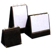 Bantex 5504 A4 直身携带式展示架(4孔,20mm厚) 黑色