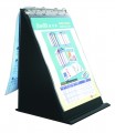 Bantex 5513 A3 橫身攜帶式展示架(4孔,20mm厚) 黑色
