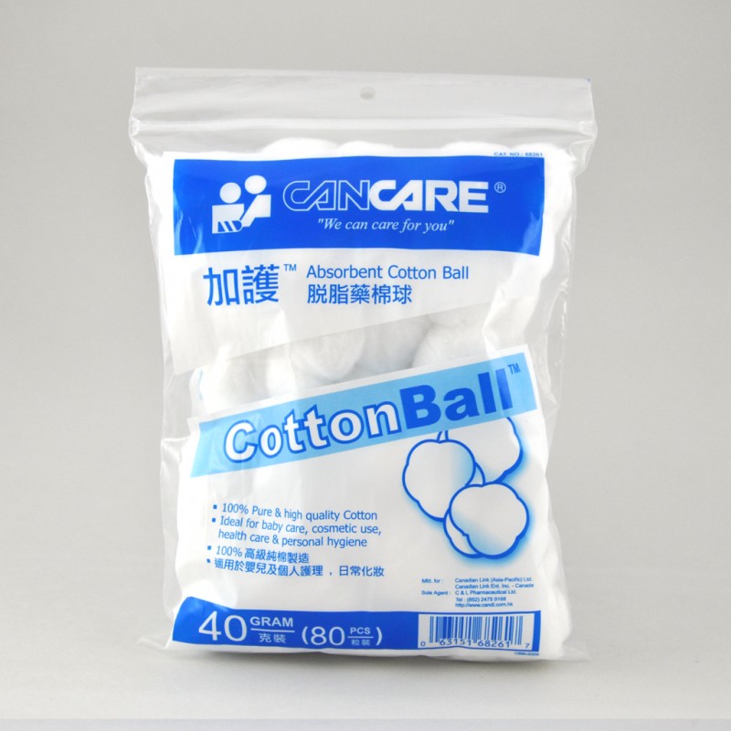 加護 脫脂藥棉球80粒裝