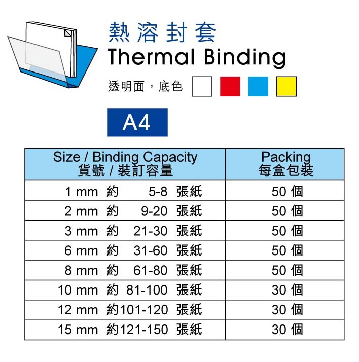 Fellowes 熱能封套 A4 100個 6mm / 透明