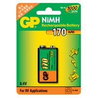 超霸充電池 9V 170mAh