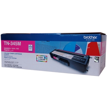 Brother 鐳射打印机碳粉 TN-345M-Magenta