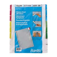Bantex #6011可更換索引頭十級索引分類 A4