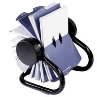 Rolodex 600Sheet旋轉式名片盒 黑色