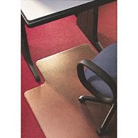 Rubbermaid 座位地墊地板 透明 76600