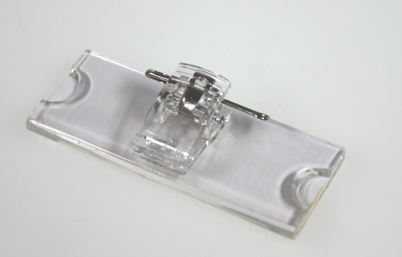 Godex (GX-T053) 50 x 25mm 硬膠扣針連夾人名牌