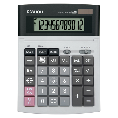 Canon Calculator 12 Digits WS-1210Hi III