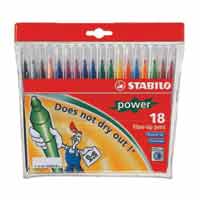 Stabilo 天鵝牌 Power Fibre Pen 顏色筆 18支