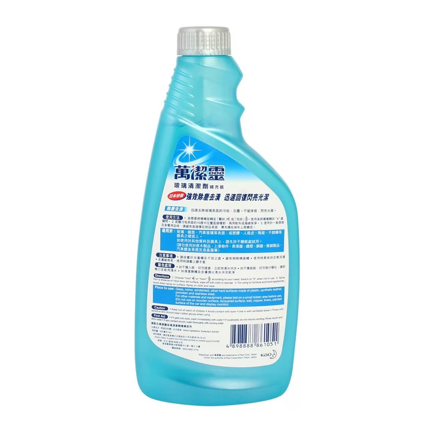 Magiclean 萬潔靈玻璃清潔劑 500ml - 補充裝