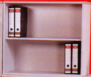 Open Shelf Cabinet 1-Shelf 750mm(H) Grey