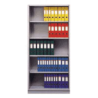 Open Shelf Cabinet 4-Shelf 2000mm(H) Grey
