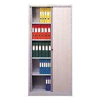 Sliding Door Cabinet 4-Shelf 2000mm(H) Grey