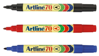Artline 70 圓嘴箱頭筆 / 黑色