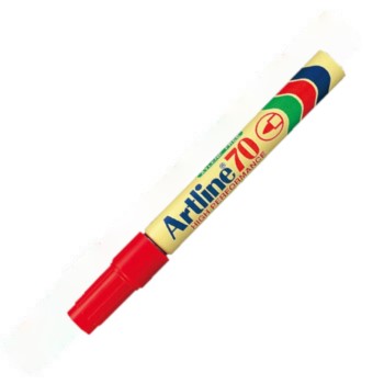 Artline 70 圓嘴箱頭筆 / 紅色
