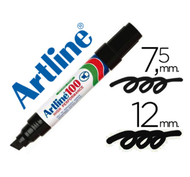 Artline 100 特大油性方嘴箱頭筆 / 黑色