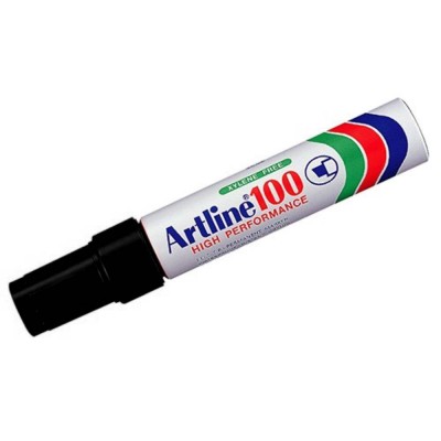 Artline 100 特大油性方嘴箱头筆 / 黑色