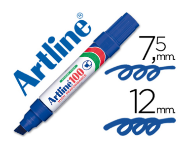 Artline 100 特大油性方嘴箱頭筆 / 藍色
