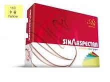 Sinar Spectra A4 80g 顏色影印紙 / 中黃 / 160