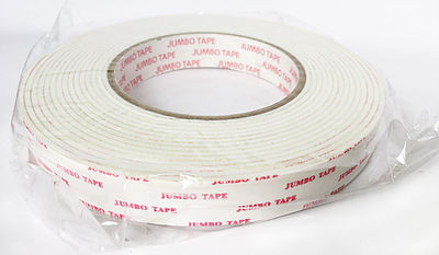 Jumbo Double Sided Foam Tape 3/8" x 5yds