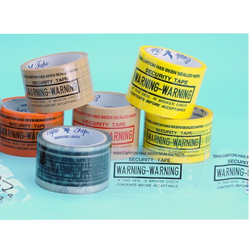 2.5in x 45m Warning OPP Tape / Clear
