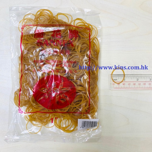 1寸 蘭花牌膠圈<180g>
